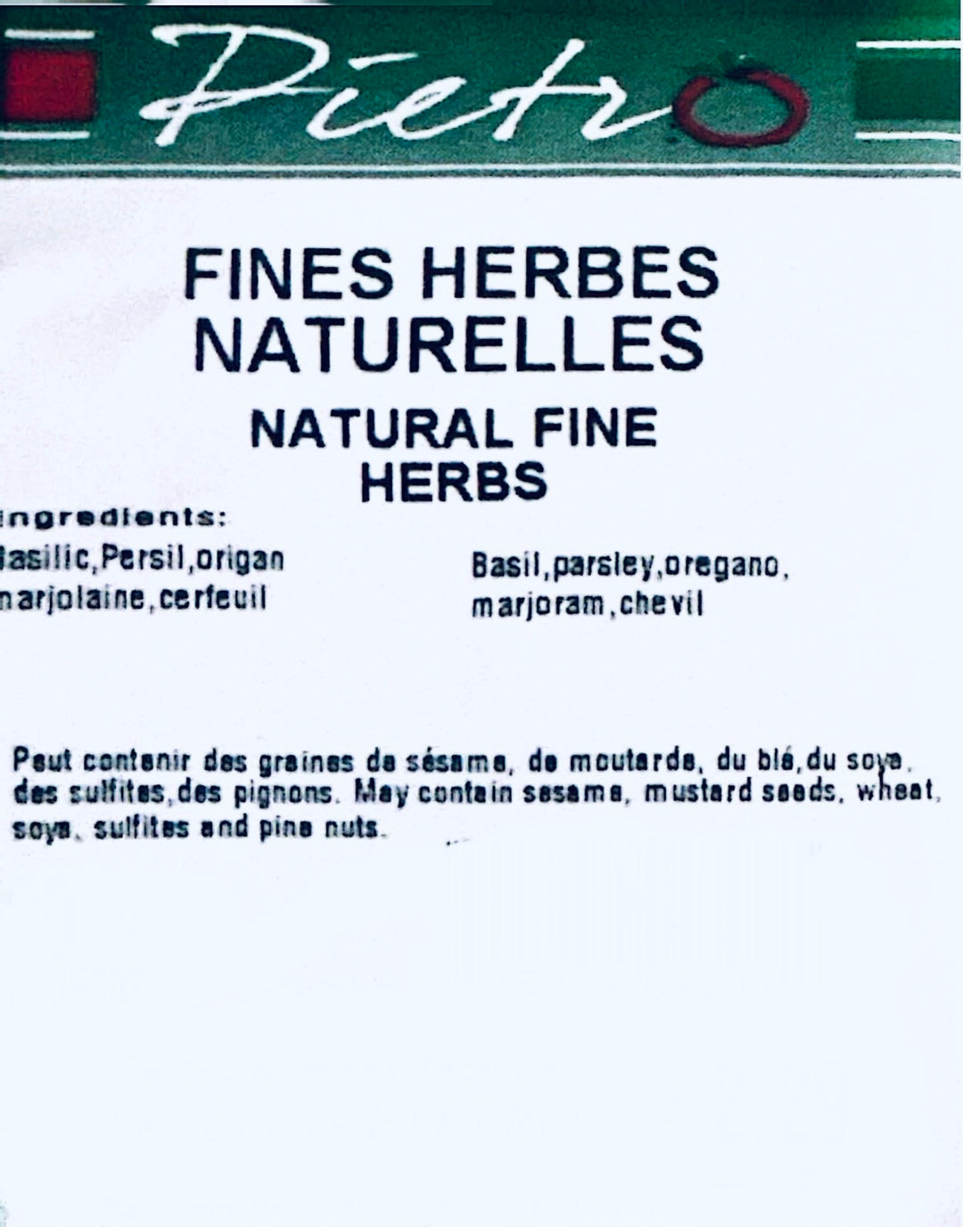 Fines herbes naturelles 20g