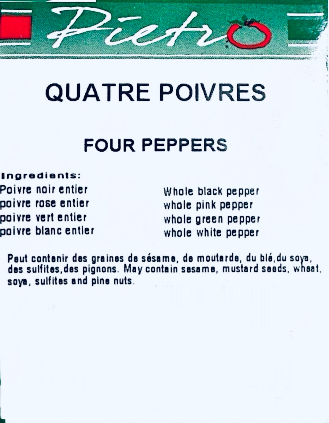 Four peppers 35g
