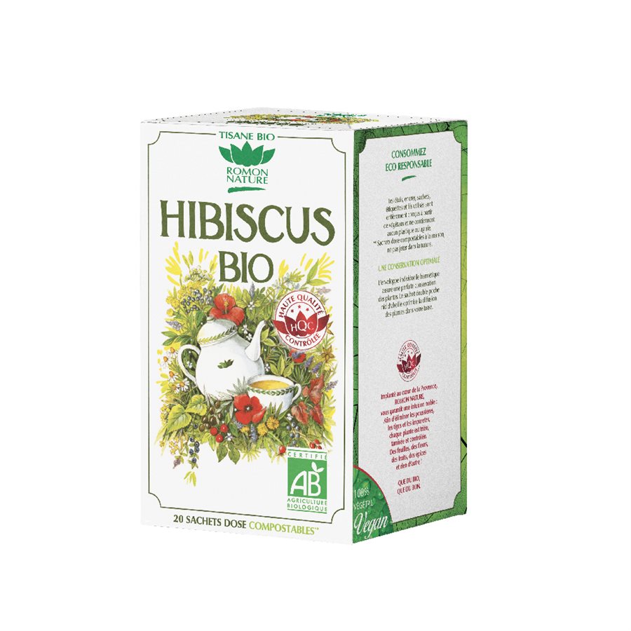TISANE ROMON HIBISCUS 18 sac
