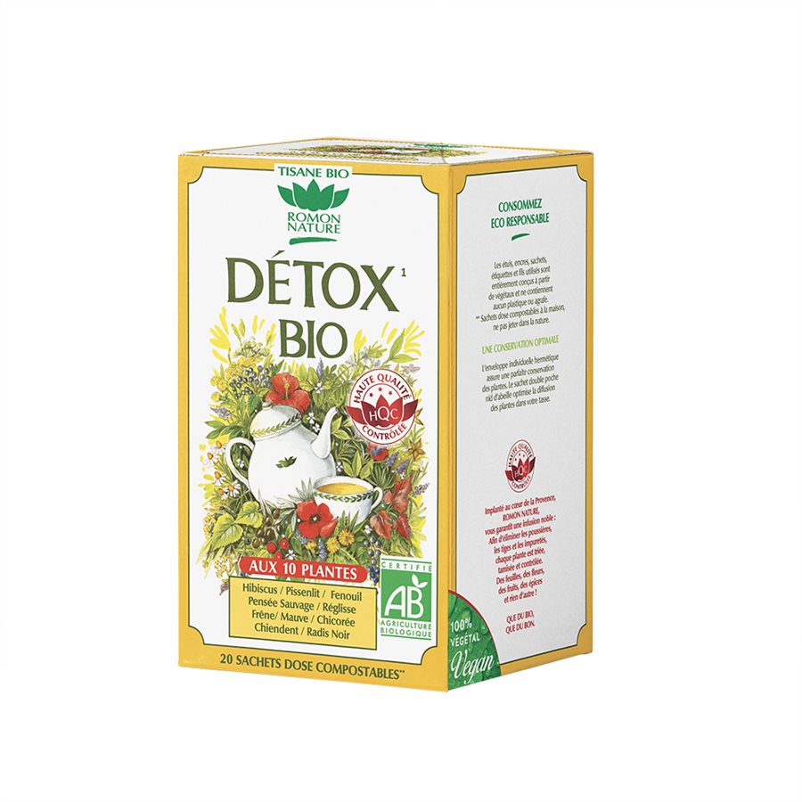 TISANE ROMON DÉTOX BIO 20 sac