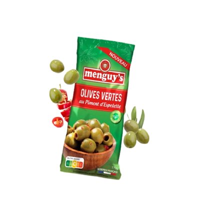 OLIVES FARCIES PIMENT ESPELETTE 170G