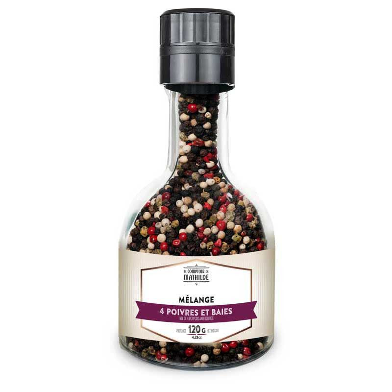 MATHILDE SPICES MILL 4 PEPPER & BERRIES 120G