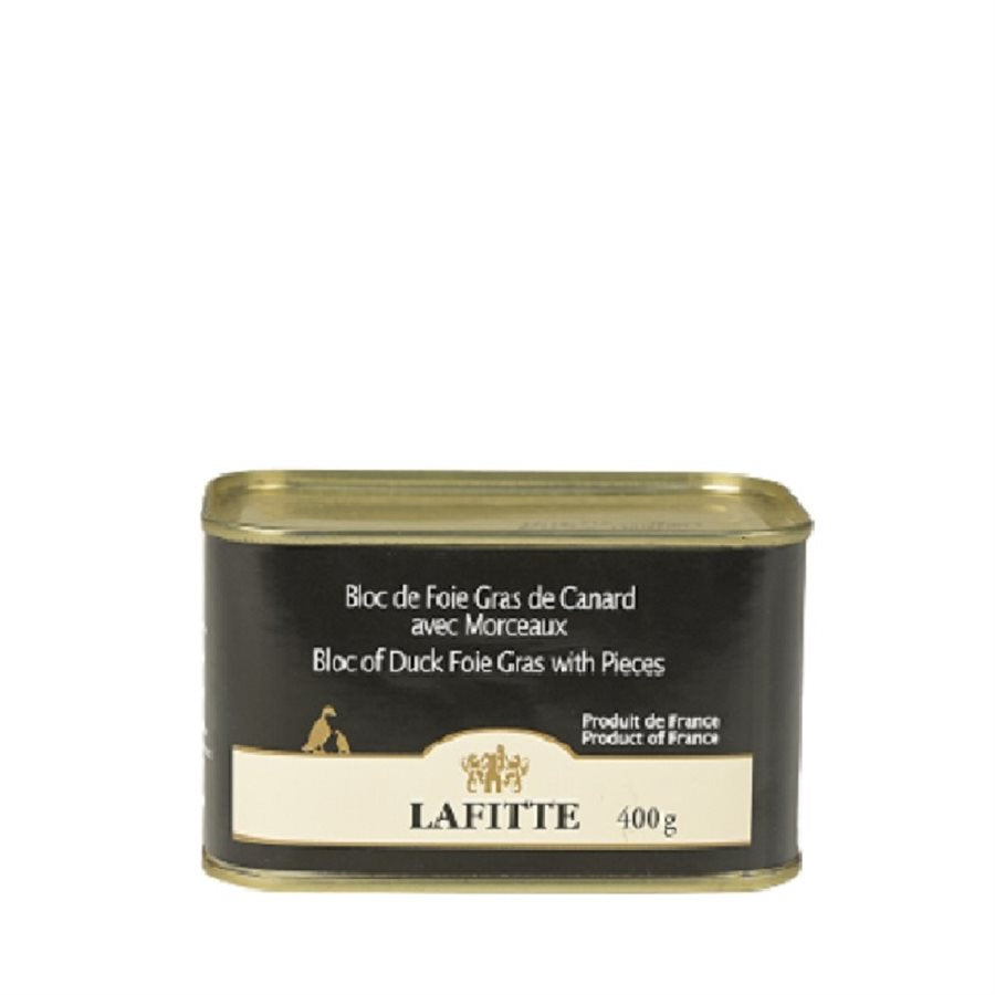 Duck Foie Gras Block with Pieces 400g – Lafitte