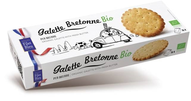 ORGANIC FILET BLUE COOKIES BRETON CAKE 130G