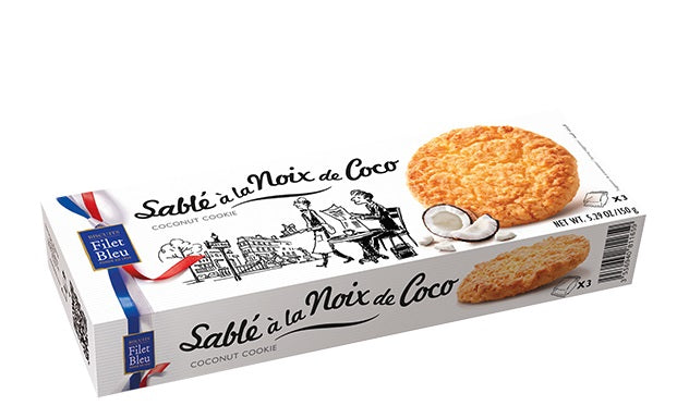 COCONUT BLUE SHORTBREAD COOKIES 150G