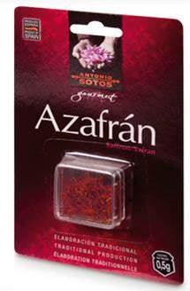 ÉPICES SOTOS SAFRAN CARTE 0.5G