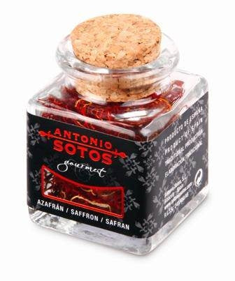 SPICES SOTOS SAFFRON GLASS JAR 1G