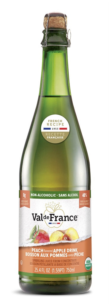 VAL DE FRANCE SPARKLING JUICE PEACH 750ML