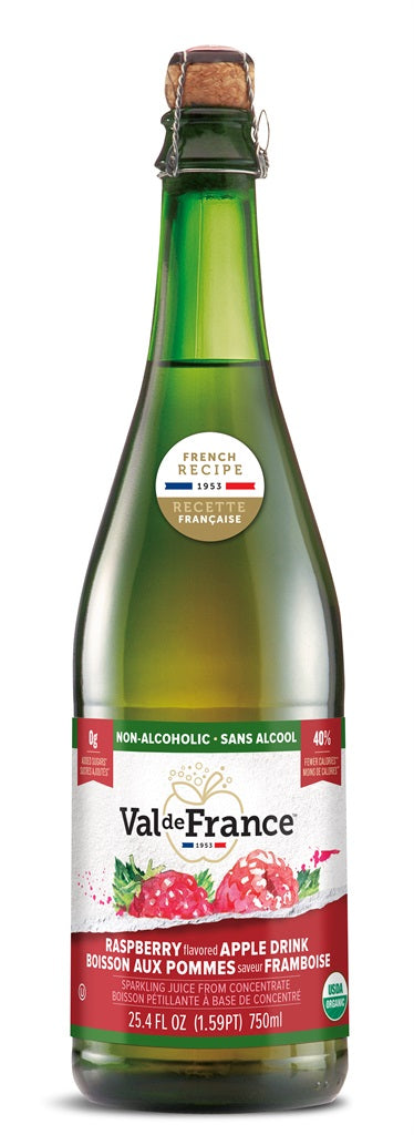 VAL DE FRANCE SPARKLING RASPBERRY JUICE 750ML