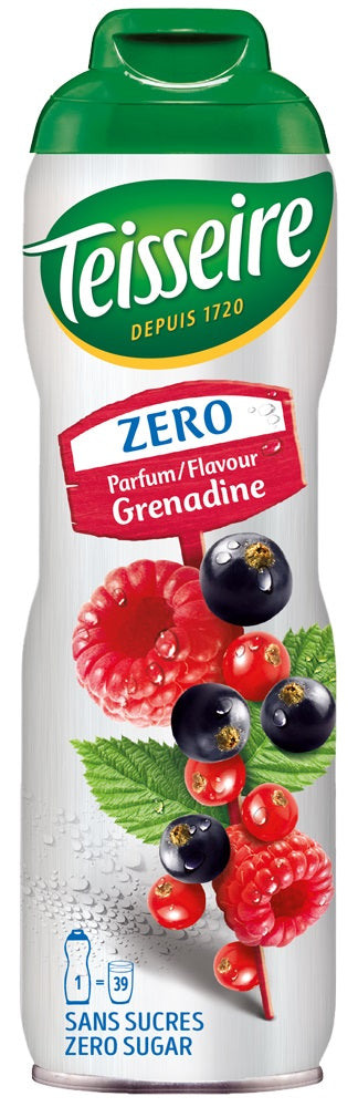 SIROP TEISSEIRE 0% Sans Sucre GRENADINE 600ML