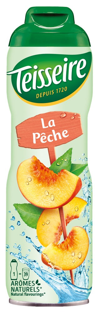 TEISSEIRE PEACH SYRUP 600ML