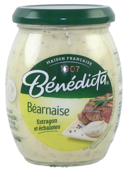 Sauce Béarnaise à l’Estragon & Échalotes 260 g – Maison Bénédicta