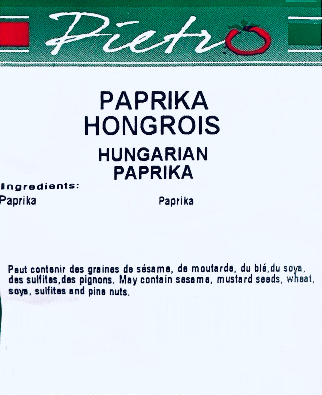 Hungarian paprika 40g