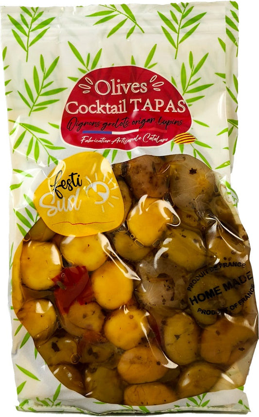 FESTI SUD COCKTAIL TAPAS OLIVES 350G