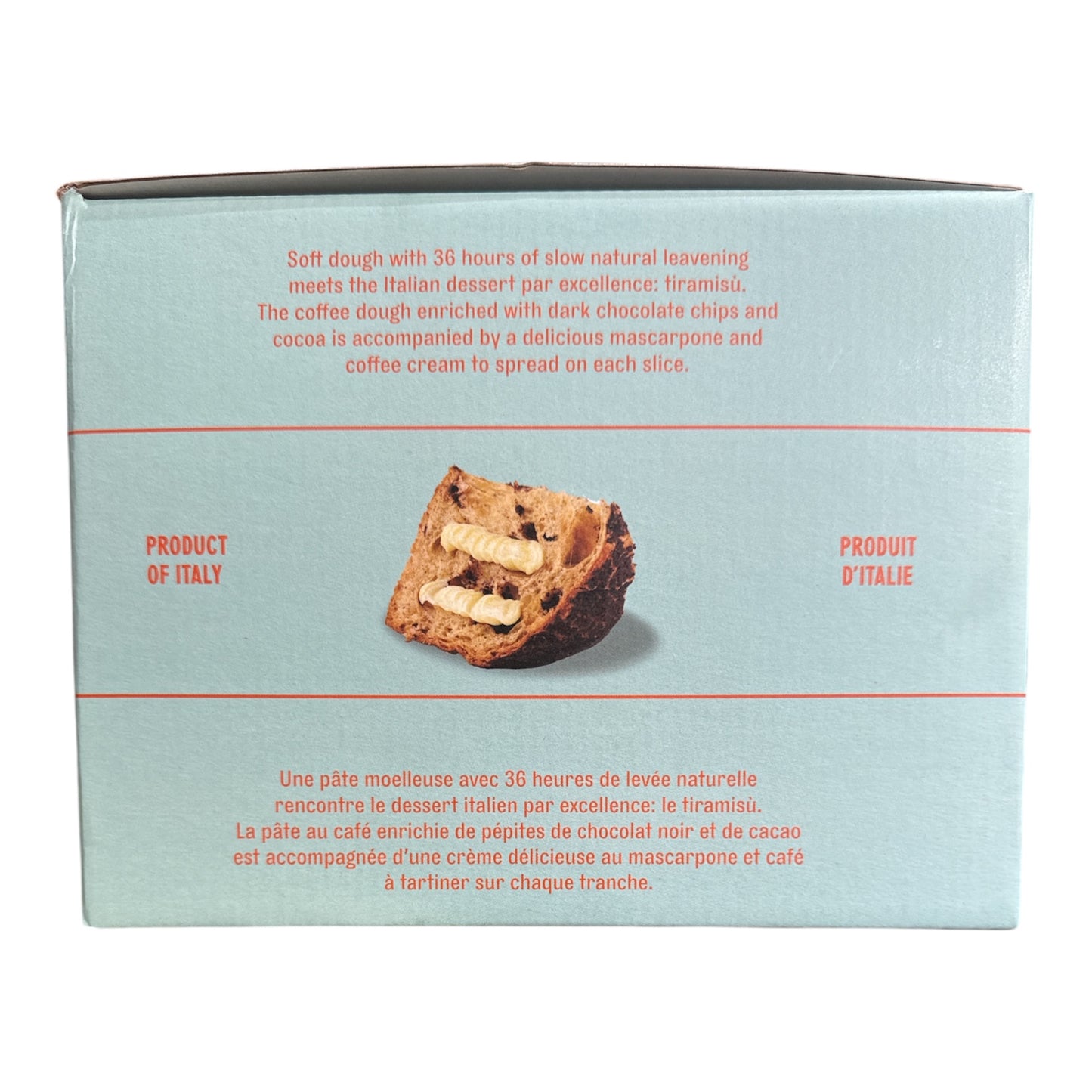 COFFEE PANETTONE WITH MASCARPONE CREAM 600G