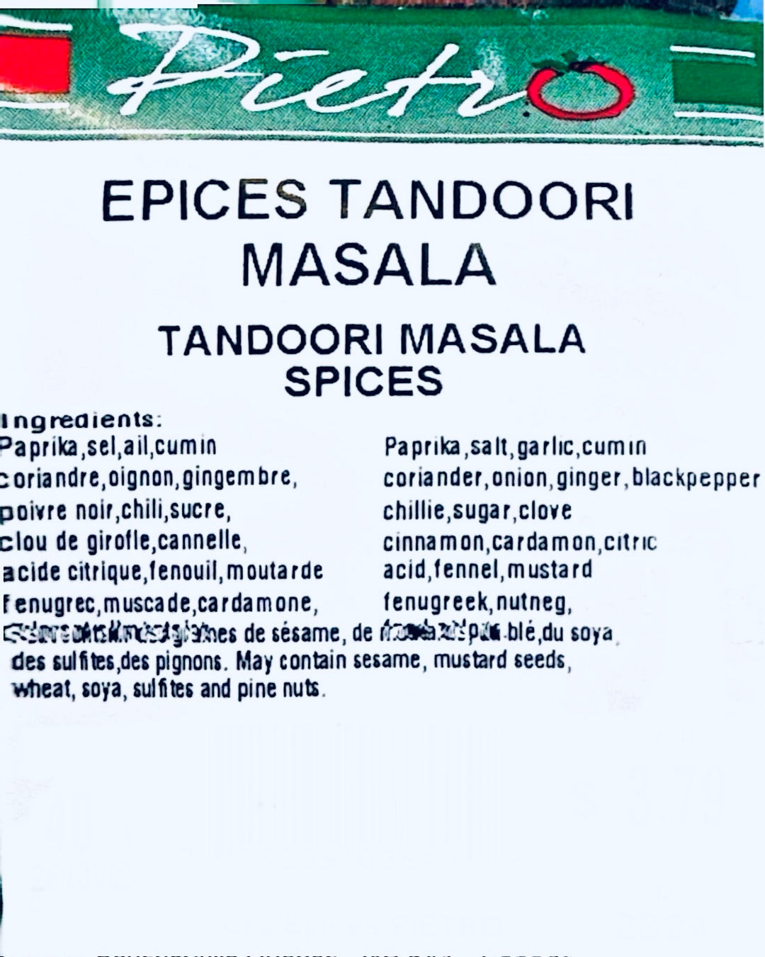 Tandoori Masala Spices 40g