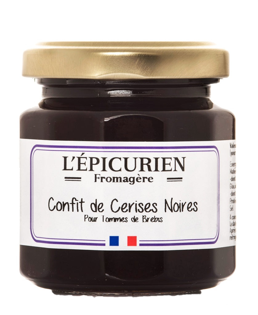 CONFIT ÉPICURIEN CERISES NOIRES 120ML