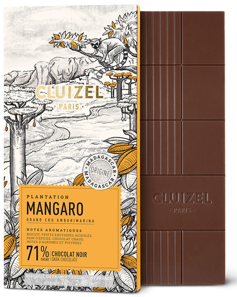 CLUIZEL MANGARO DARK CHOCOLATE 71% 70G