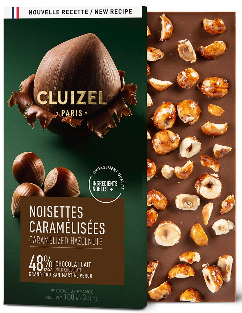 CLUIZEL HAZELNUT MILK CHOCOLATE 48% 100G