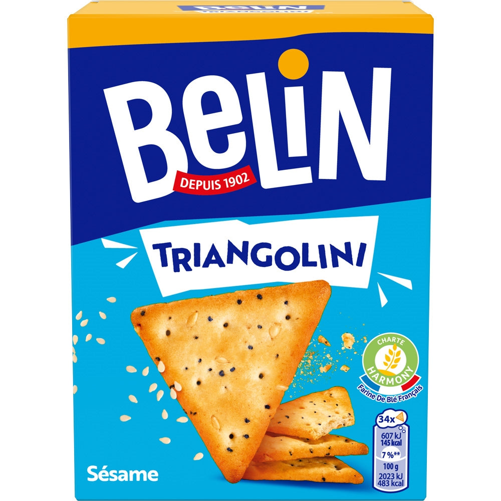CRAQUELINS BELIN TRIANGOLINI SÉSAME 100G