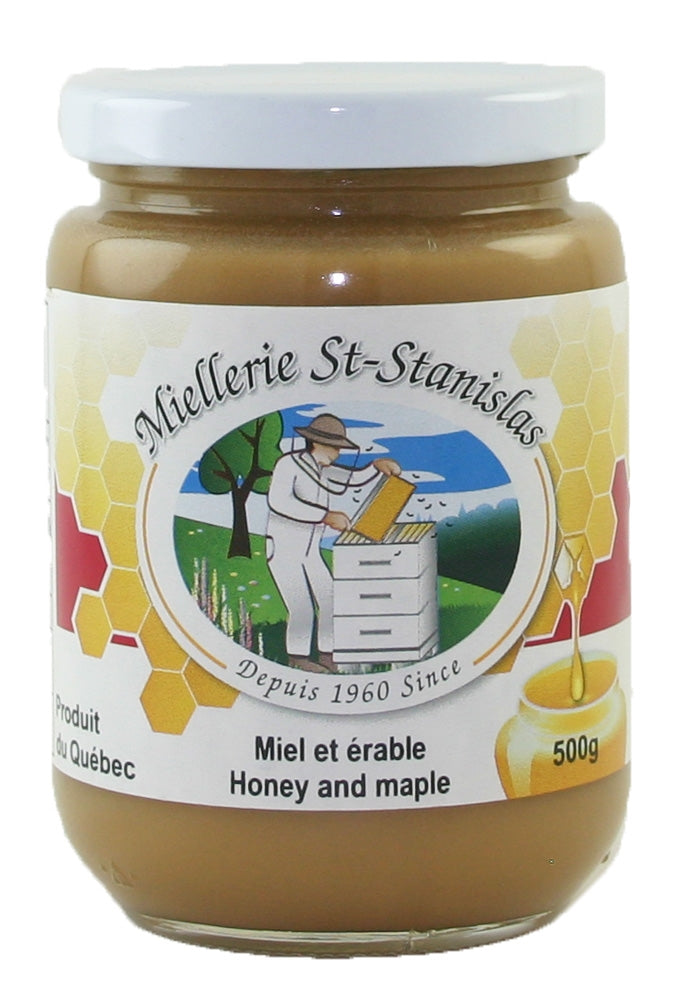 MIEL CRÉMEUX À L'ÉRABLE 500G – ST-STANISLAS