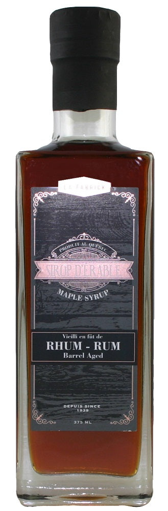 SIROP LA FABRICK D'ÉRABLE AU RHUM 375ML