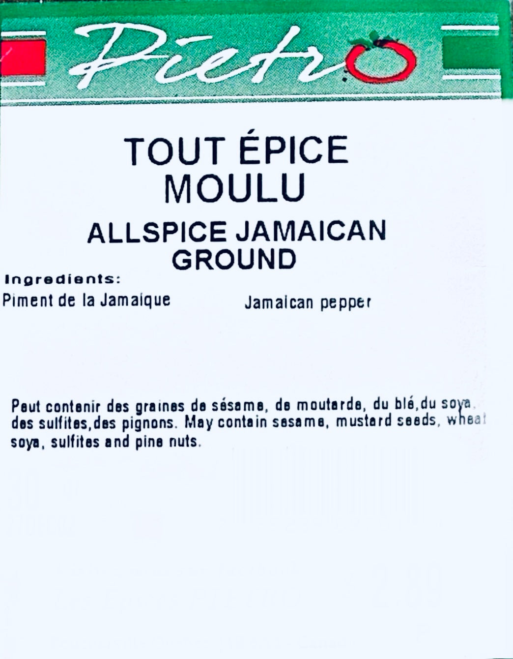 All Ground Spices 30g