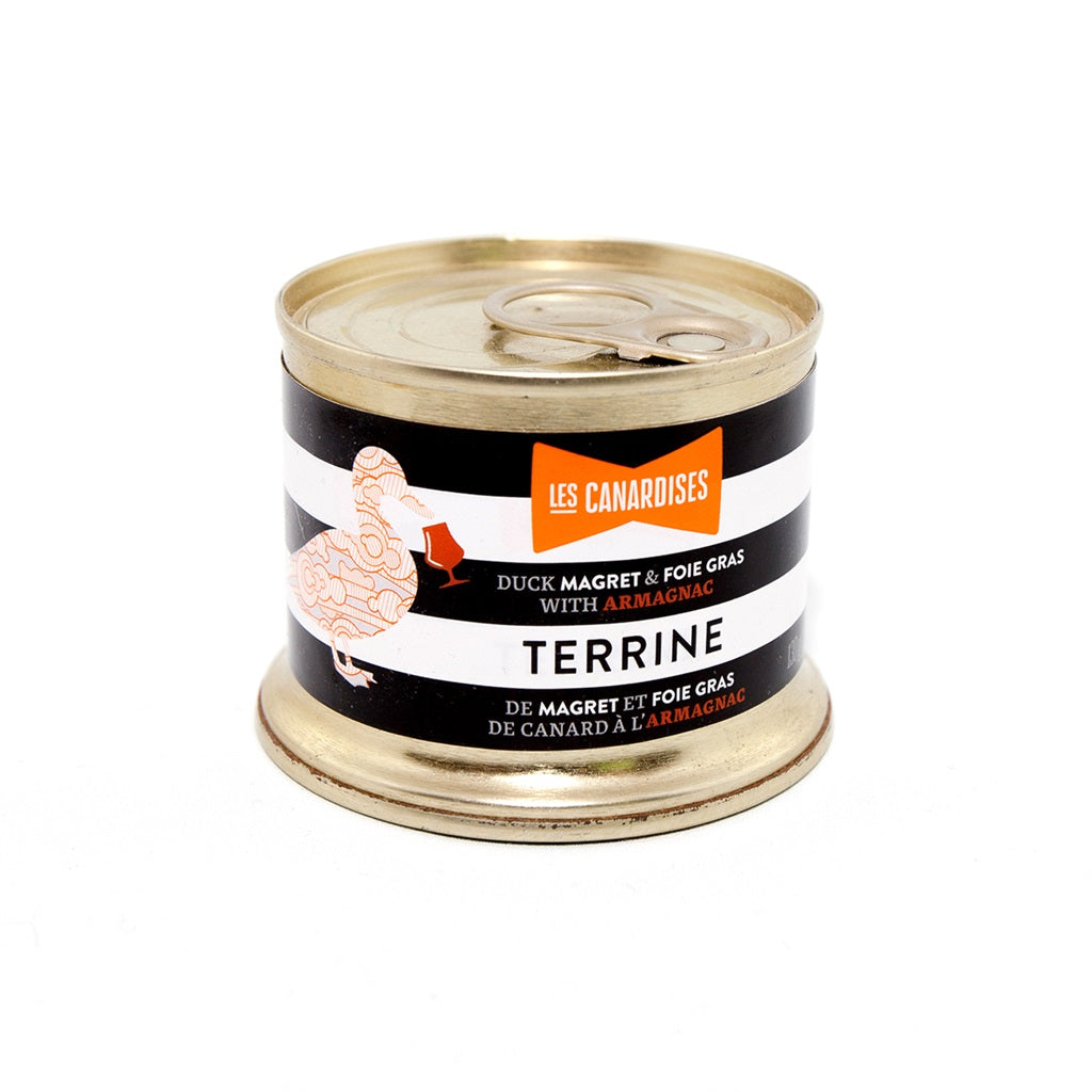 CANARDISES TERRINE CANARD ET FOIE GRAS À L'ARMAGNAC 150G