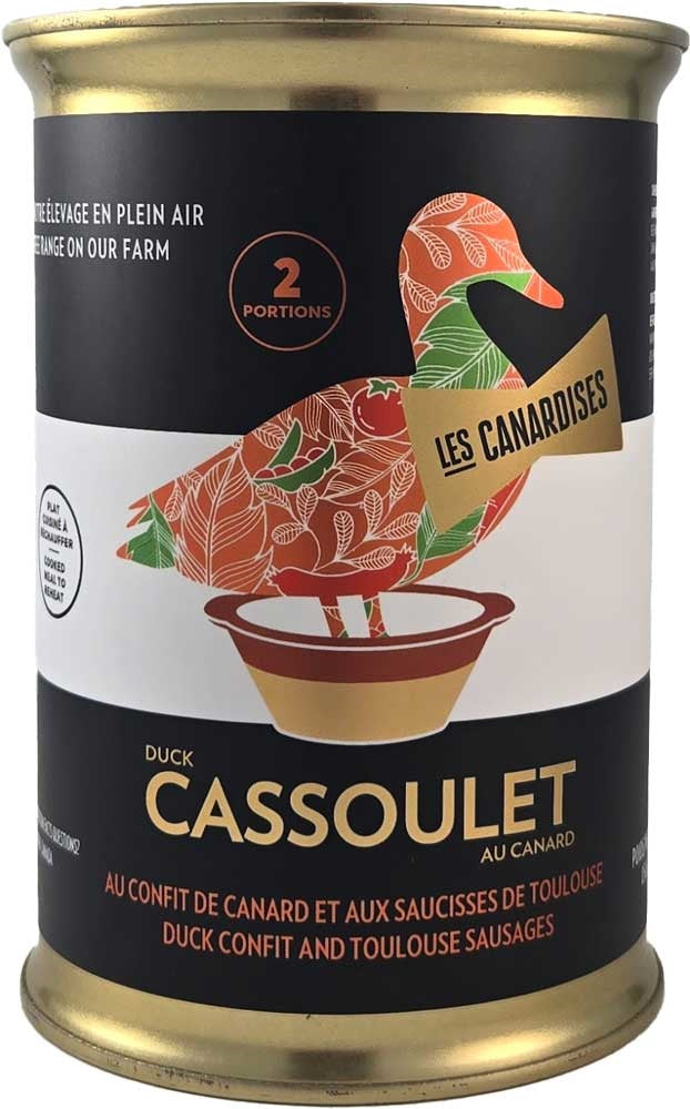 CANARDISES CASSOULET AU CONFIT DE CANARD 2 PORTIONS 850G