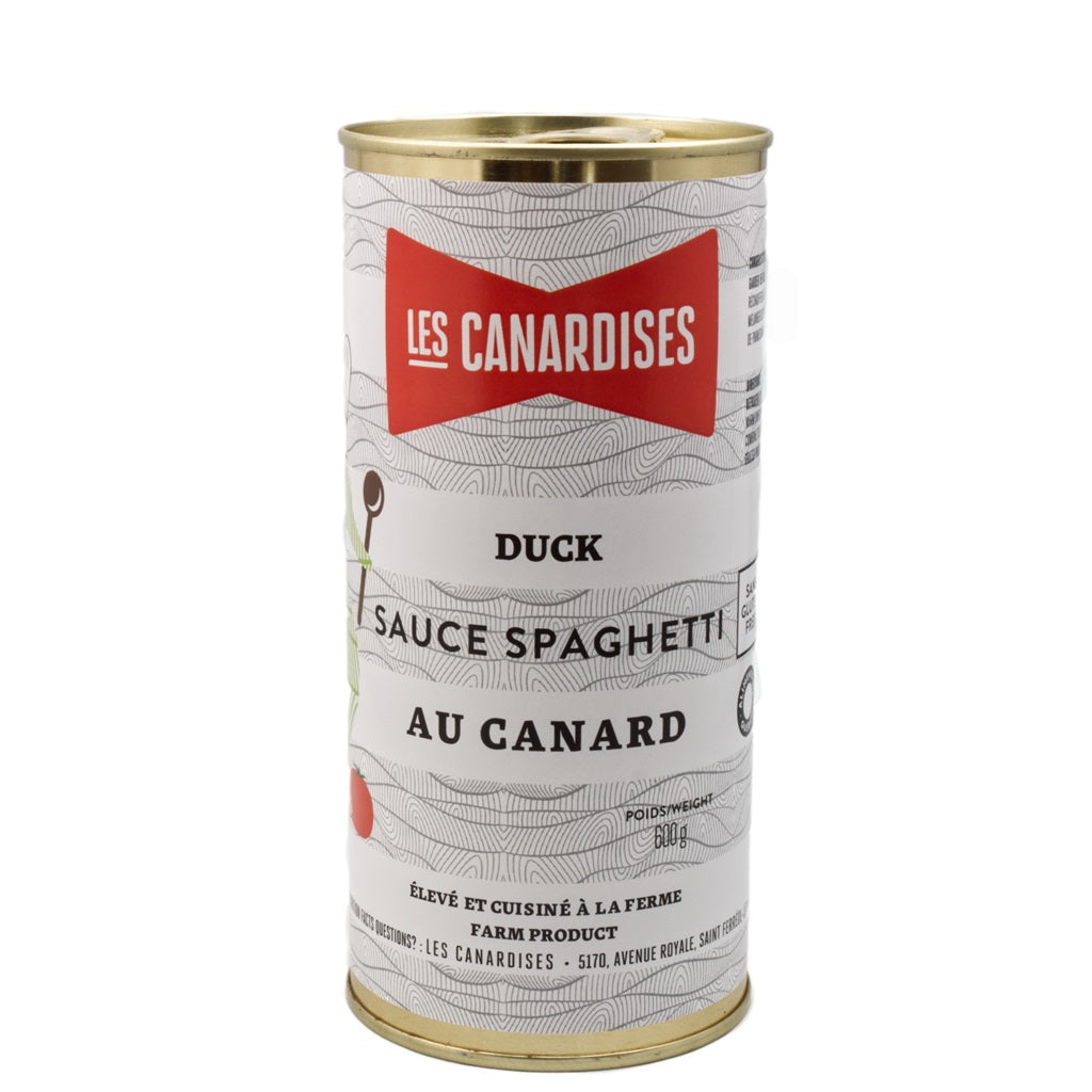 CANARDISES SAUCE SPAGHETTI AU CANARD (3 PORTIONS) 600G