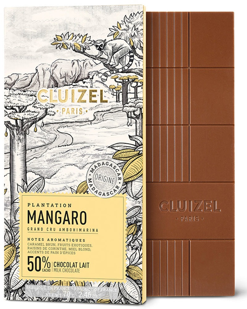 CLUIZEL MANGARO MILK CHOCOLATE 50% 70G
