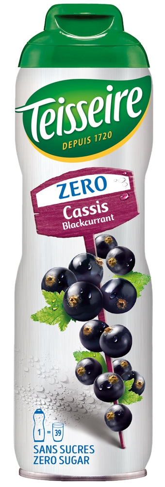SIROP TEISSEIRE 0% Sans Sucre CASSIS 600ML