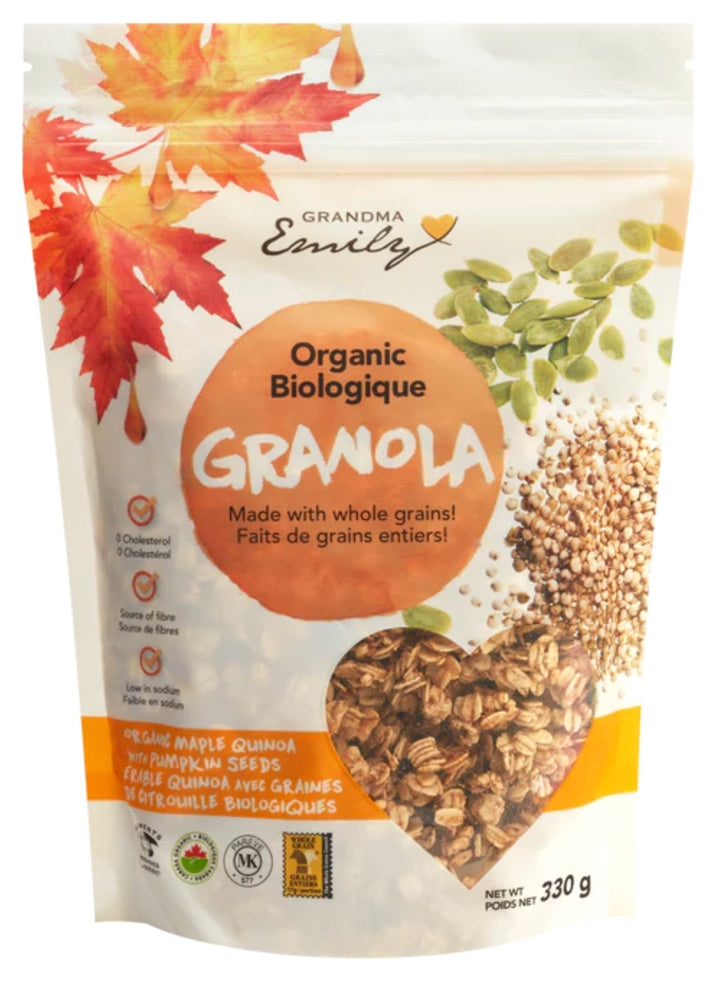CÉRÉALES EMILY BIO GRANOLA ÉRABLE QUINOA 330G
