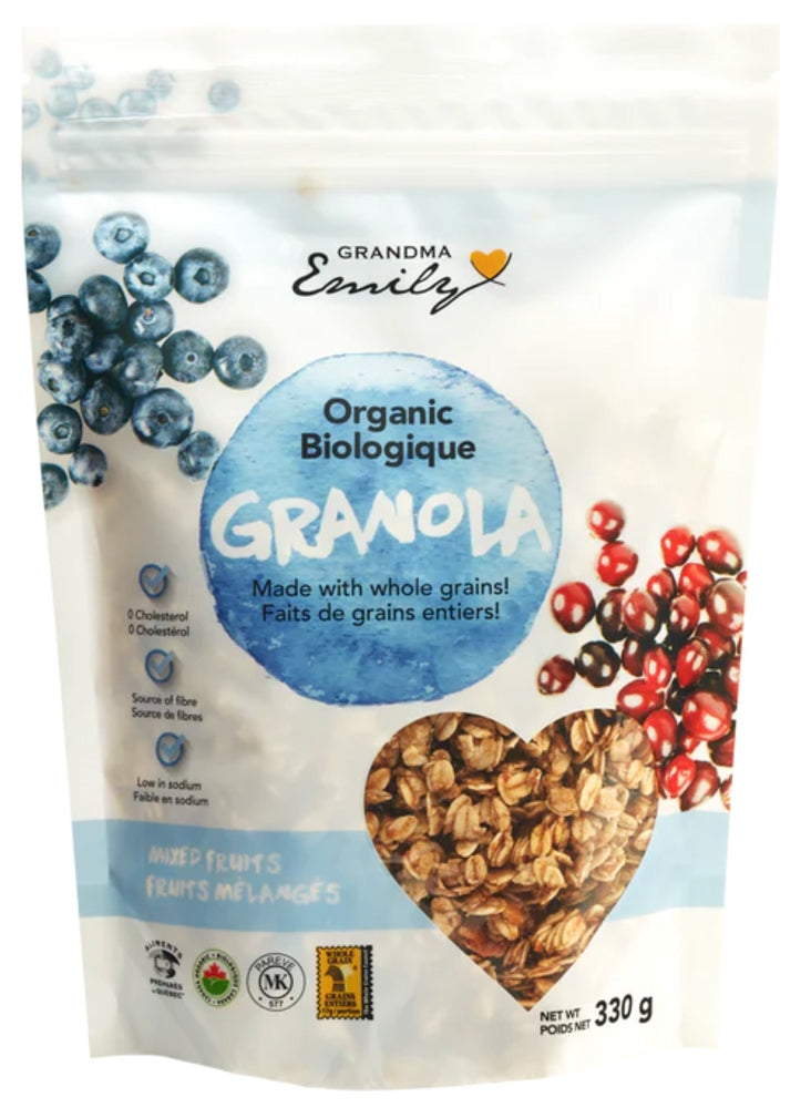 CÉRÉALES EMILY BIO GRANOLA FRUITS MÉLANGÉS 330G