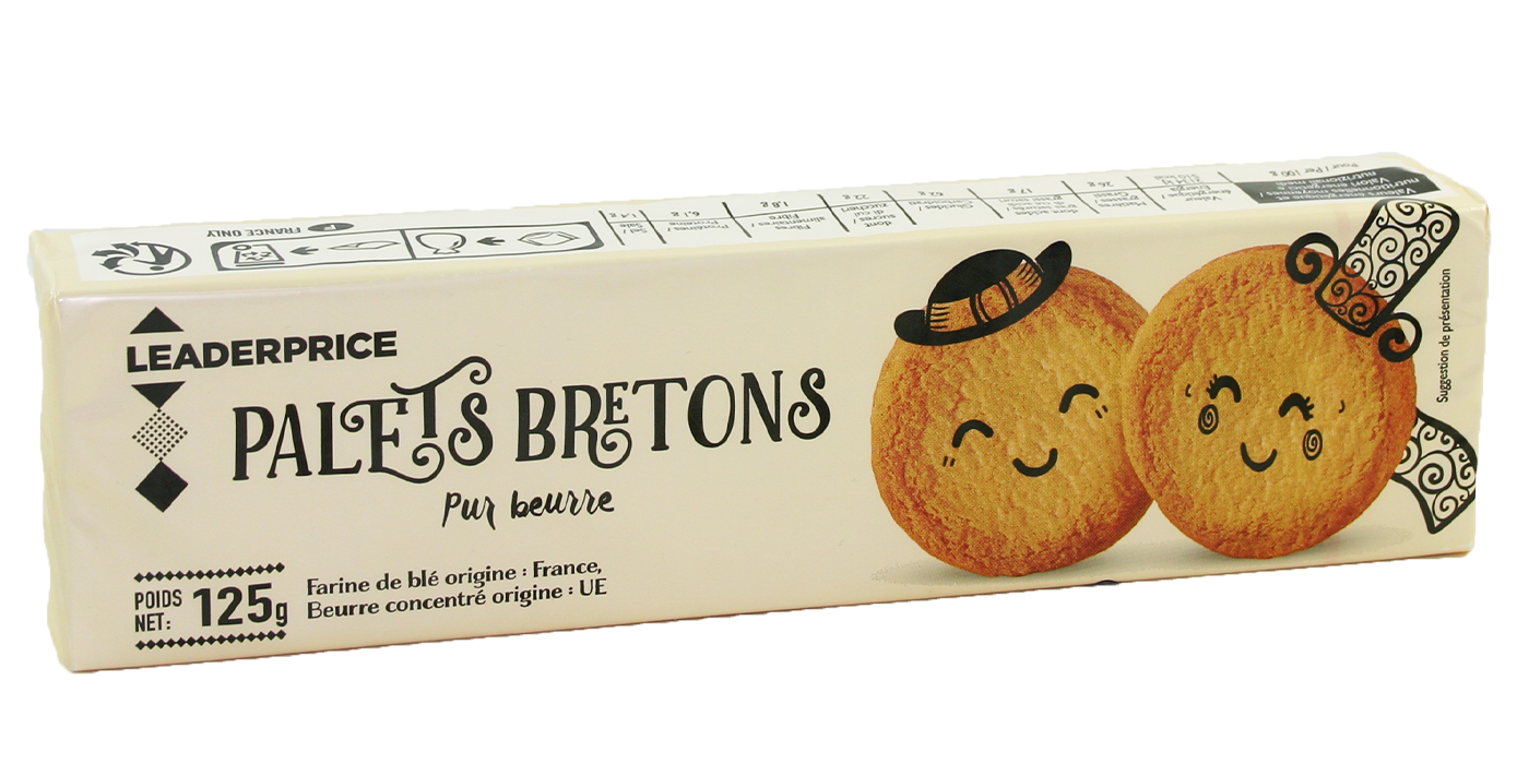 BISCUITS LP PALET BRETON 125G