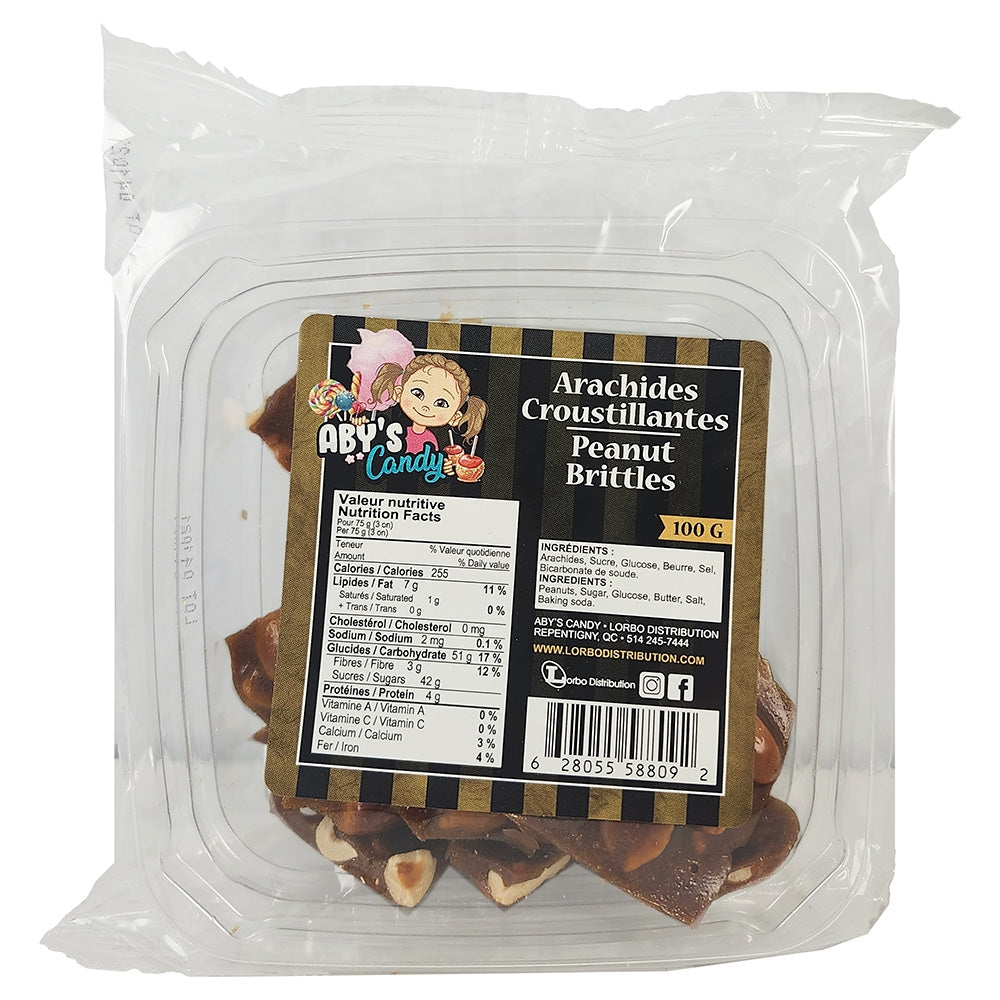 BONBONS ABY'S CROQUANT AUX ARACHIDES 100G