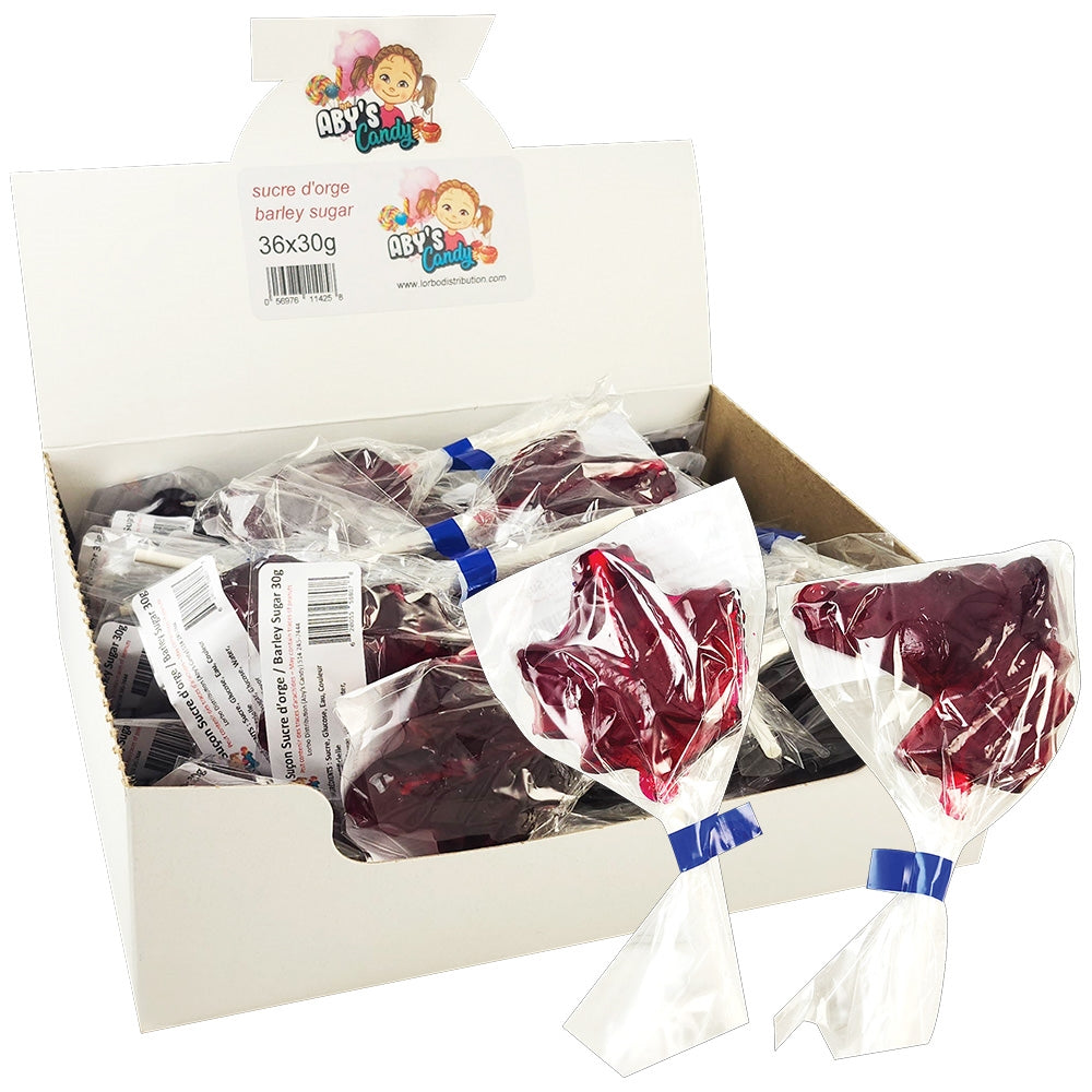 BONBONS ABY'S SUÇONS AU SUCRE D'ORGE 36X30G