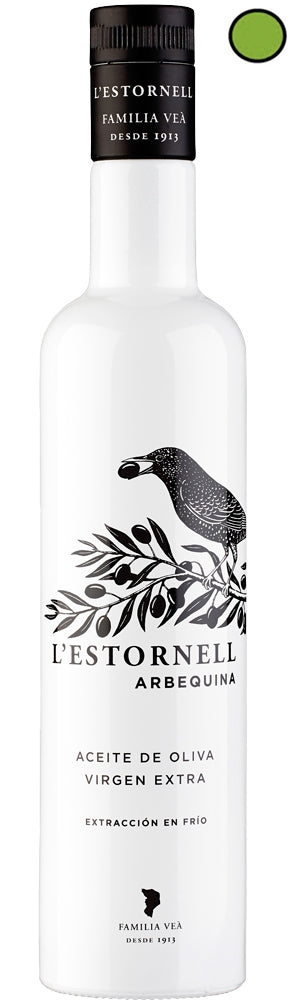 EXTRA VIRGIN OLIVE OIL ESTORNELL ARBEQUINA B&W 500ML
