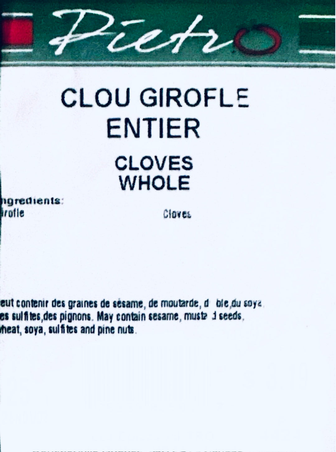 Clou girofle entier 25g