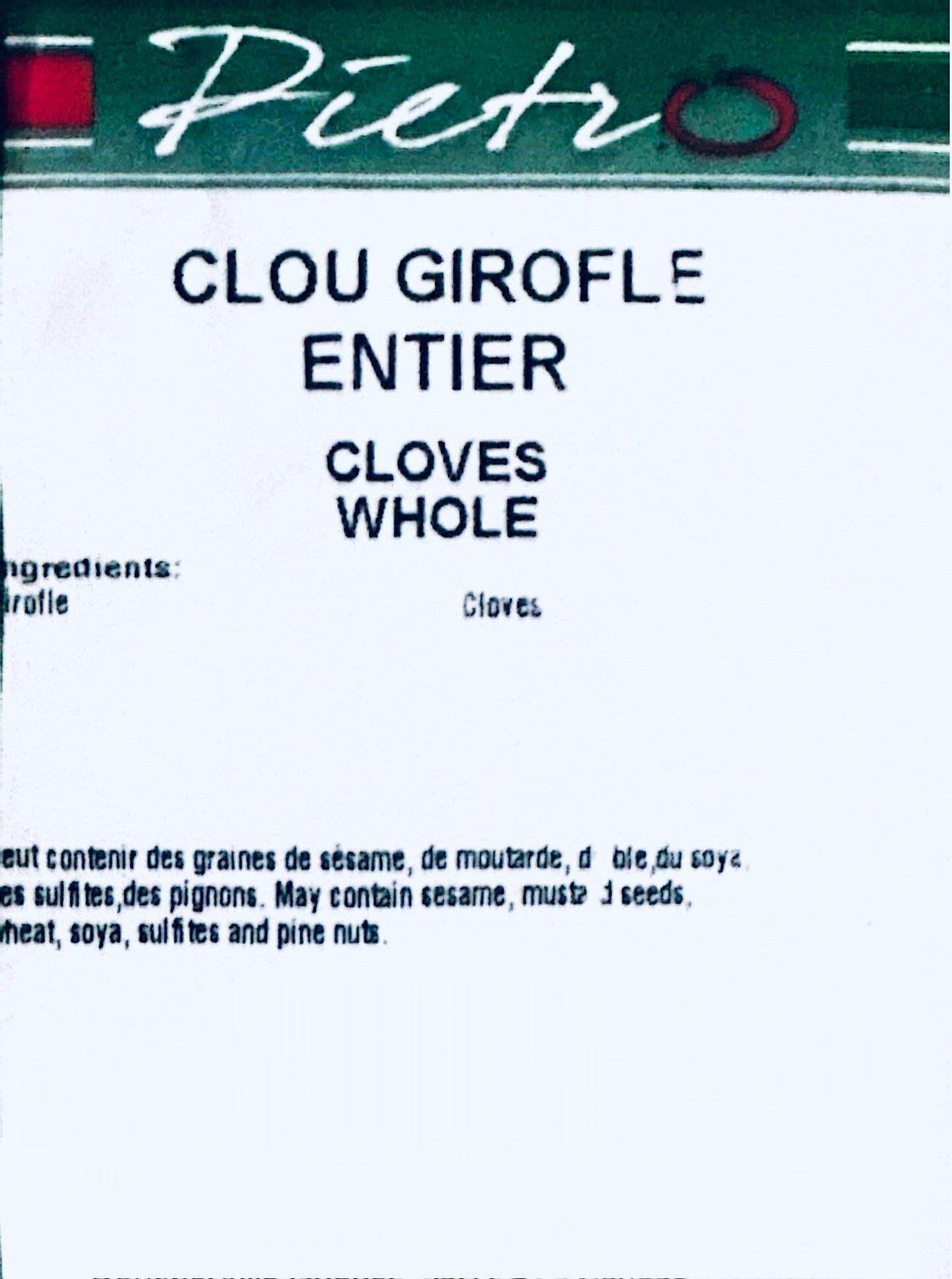 Whole clove 25g