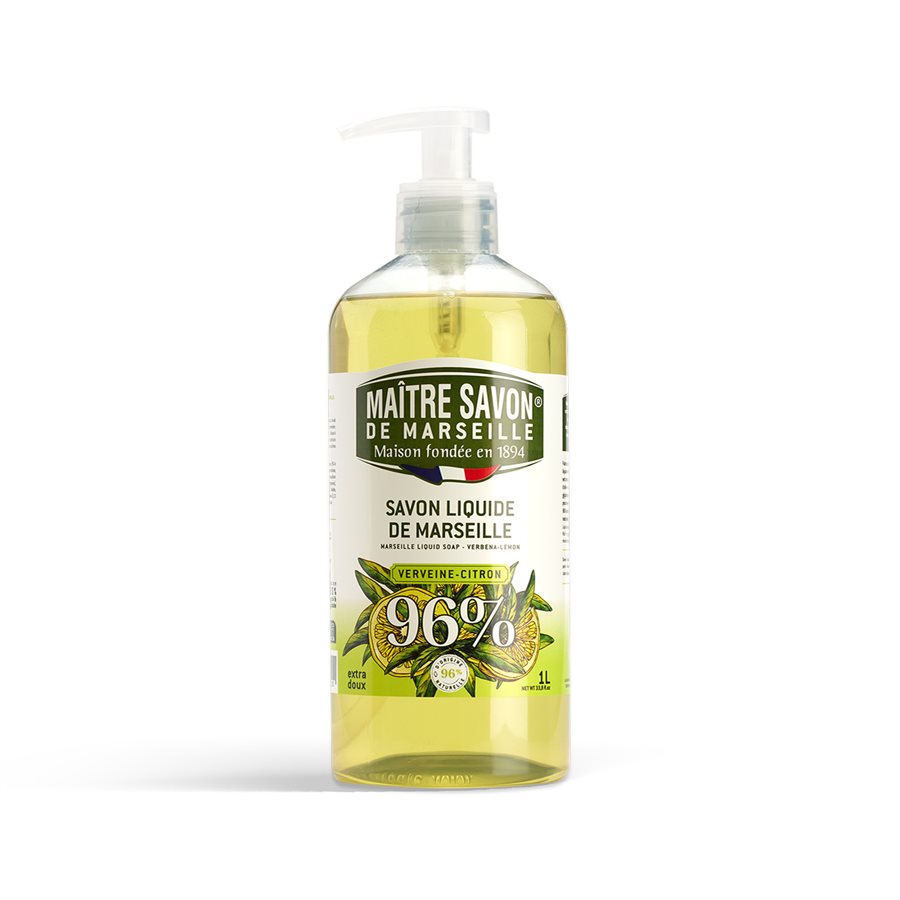 Liquid Marseille soap with lemon verbena 1L
