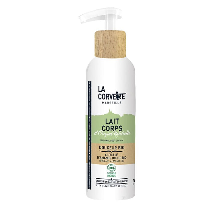 ORGANIC GENTLE BODY MILK SWEET ALMOND OIL 200ML