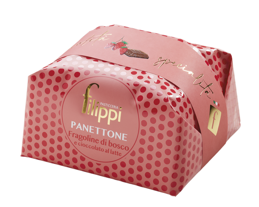 Wild Strawberry and Milk Chocolate Panettone 500g