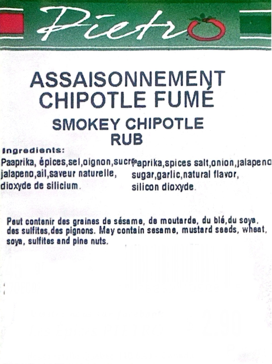 Smoked Chipotle Seasoning 45g