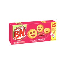 Mini BN Fraise 175g – Mini Biscuits Fourrés Français à la Fraise