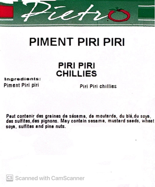 Piri piri pepper 8g