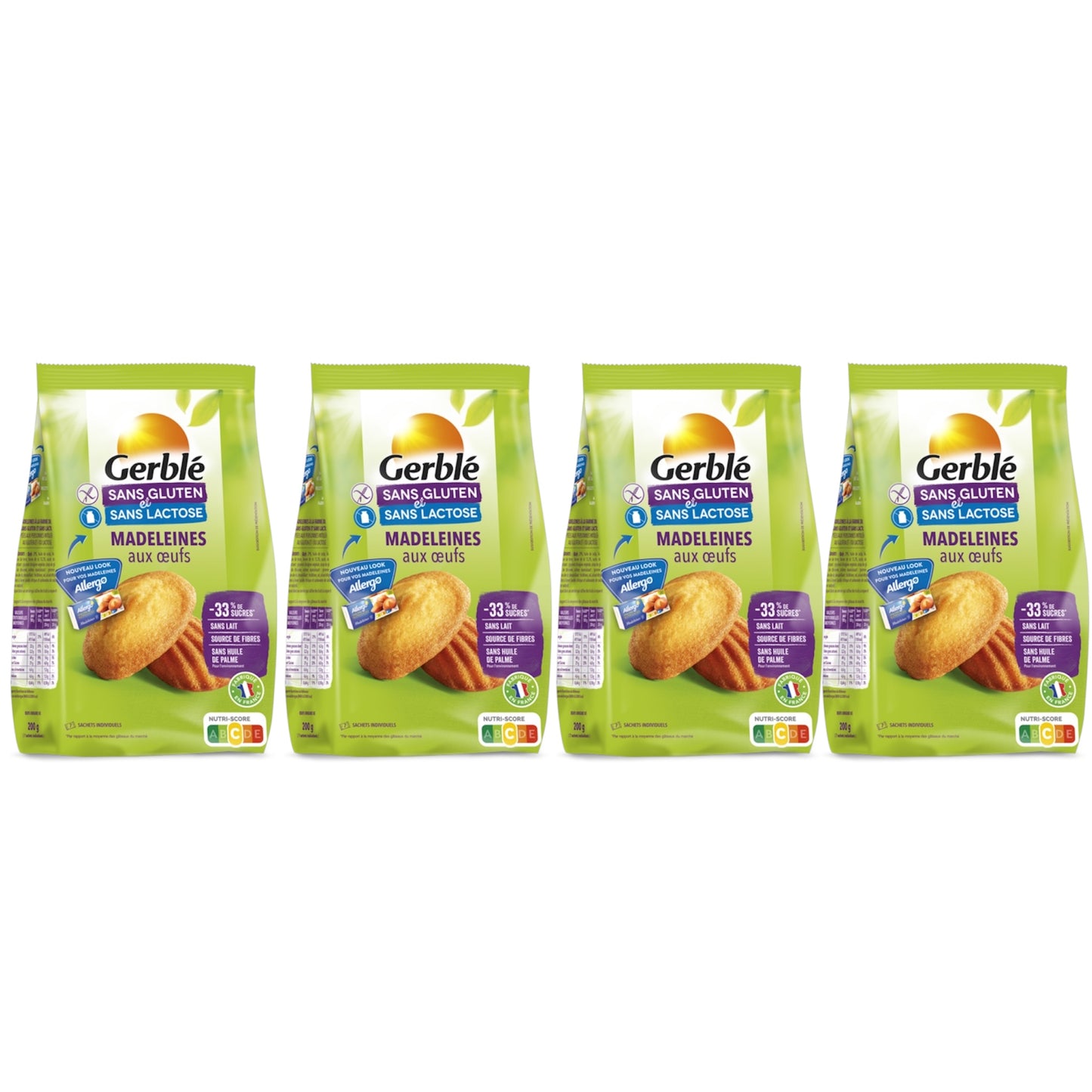 Madeleines 200g Sans Gluten et Sans Lactose
