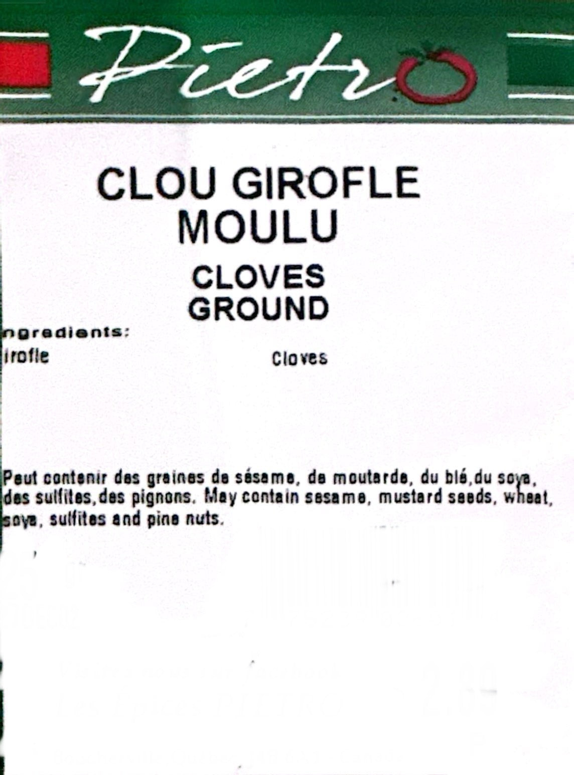 Ground clove 25g