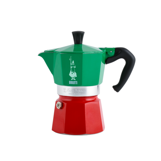 Cafetière Moka Express Tricolore 3 cups
