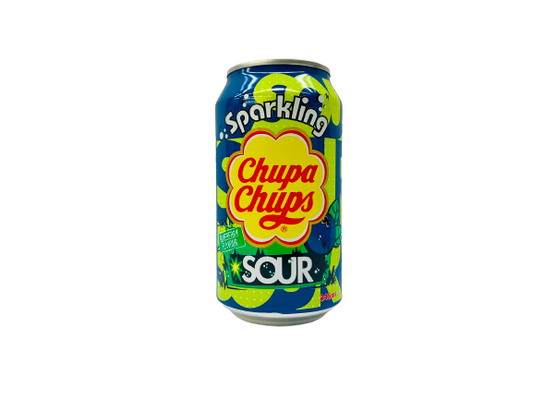 Chupa Chups Sparkling Blueberry Flavor 345ml